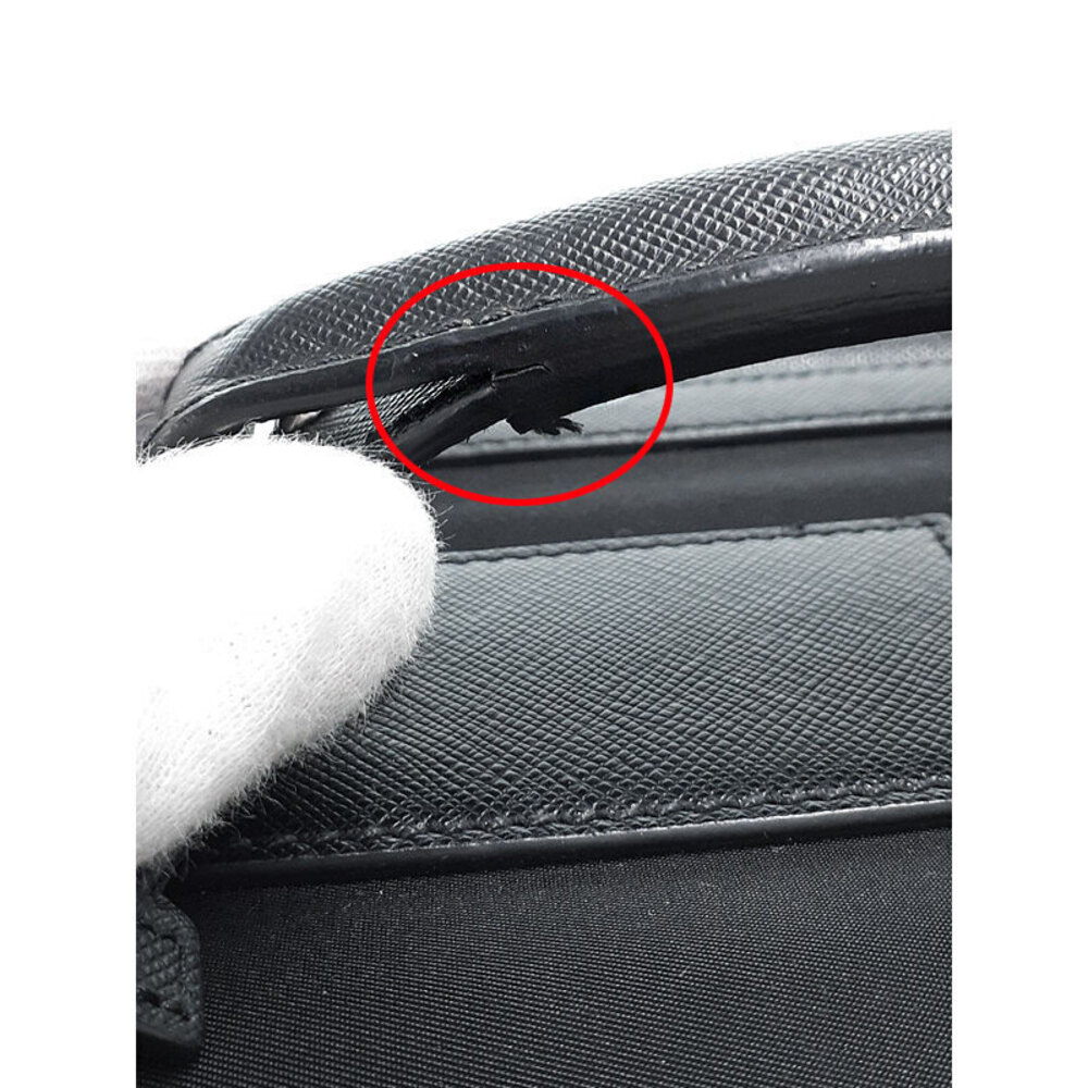 Prada on Case Wheels Suitcase Two Carry - Picture 8 of 9